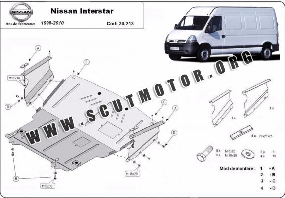 Scut motor metalic Nissan Interstar