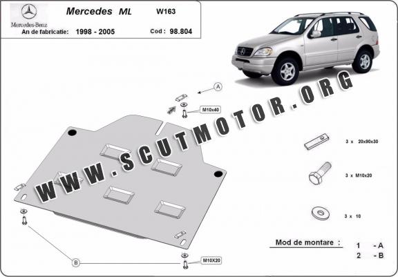 Scut diferențial spate Mercedes ML W163