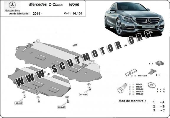 Scut motor metalic  Mercedes C-Class W205