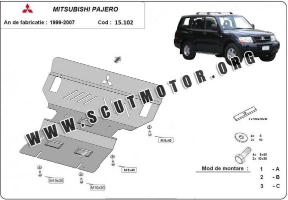 Scut motor metalic Mitsubishi Pajero III (V60, V70)