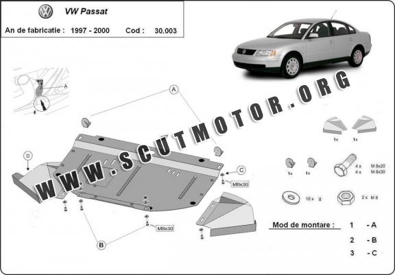 Scut motor metalic VW Passat B5