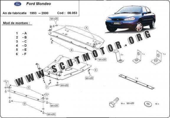 Scut motor metalic Ford Mondeo