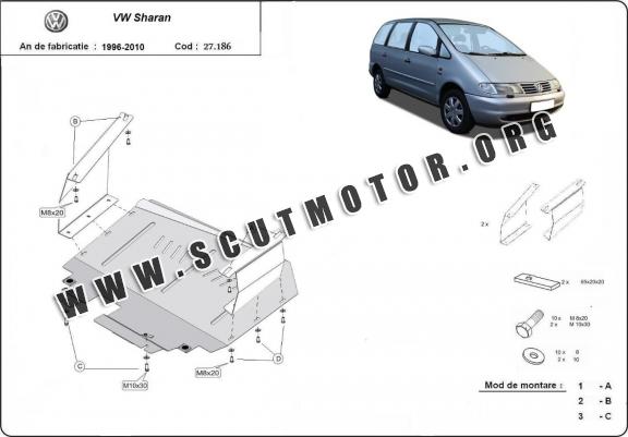 Scut motor metalic Volkswagen Sharan