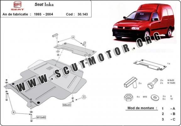 Scut motor metalic Seat Inca