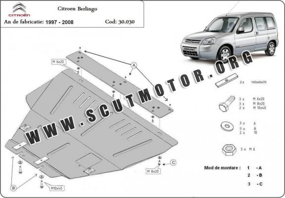 Scut motor metalic Citroen Berlingo