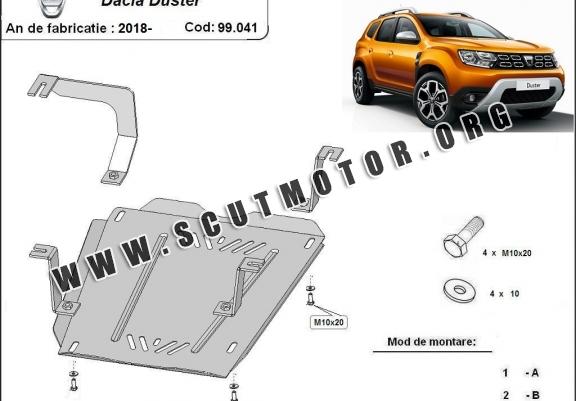 Scut rezervor Dacia Duster