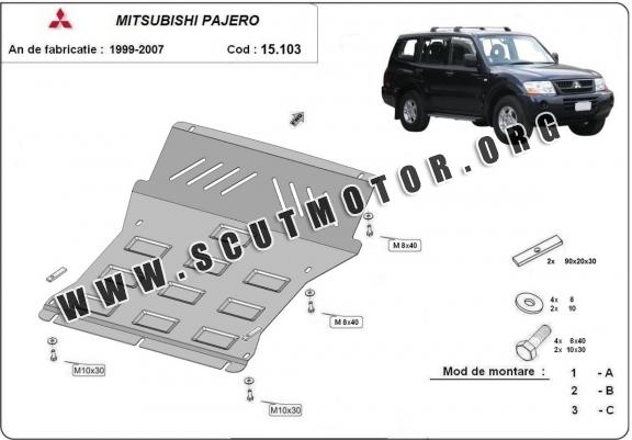 Scut motor metalic Mitsubishi Pajero III (V60, V70) Vers. 2.0