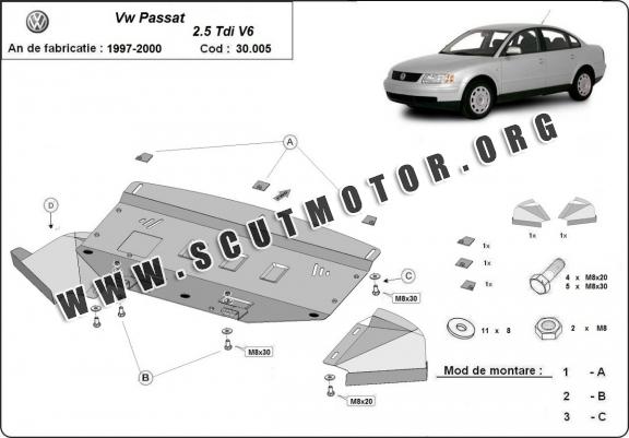 Scut motor metalic VW Passat B5