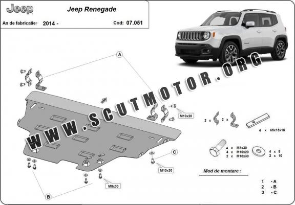 Scut Motor Metalic Jeep Renegade