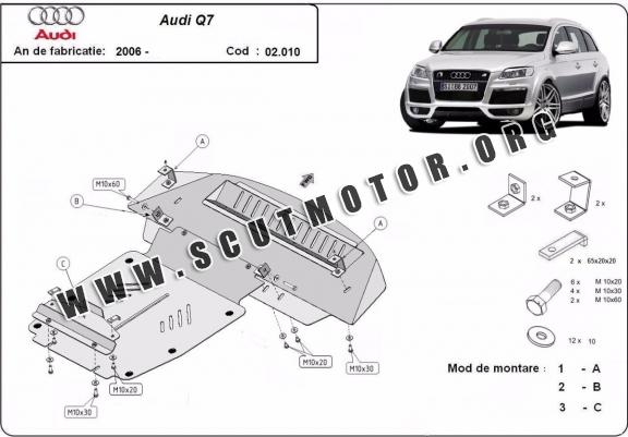 Scut motor metalic Audi Q7 S-Line