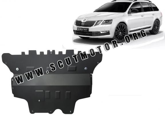 Scut motor metalic Skoda Octavia III - cutie de viteză manuală