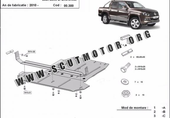 Scut cutie de viteză și diferențial Volkswagen Amarok