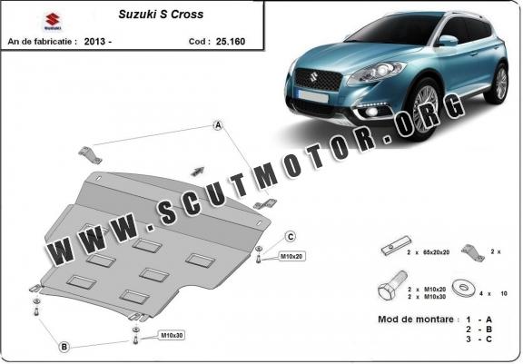 Scut motor metalic Suzuki S-Cross ( cutie de viteză Manuala)