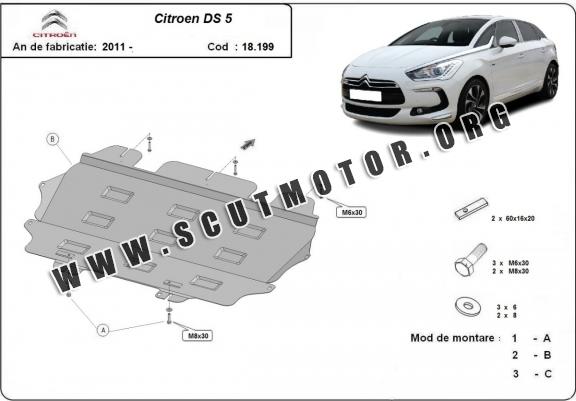 Scut motor metalic Citroen DS5