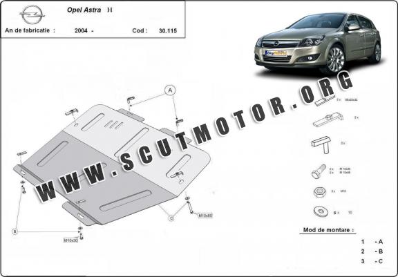 Scut motor metalic Opel Astra H