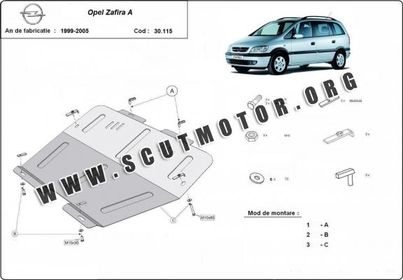 Scut motor metalic Opel Zafira