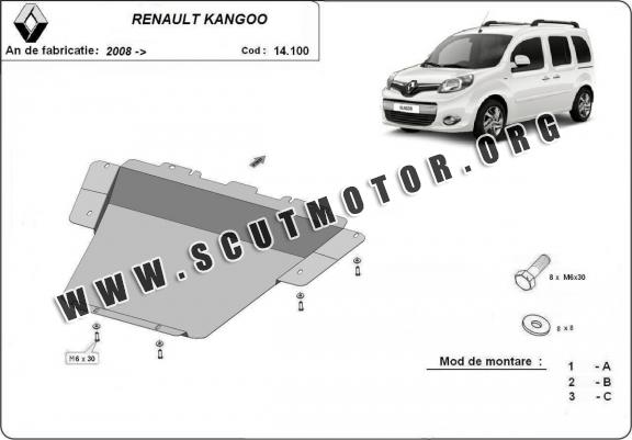 Scut motor metalic Renault Kangoo