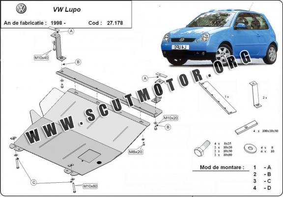 Scut motor metalic VW Lupo