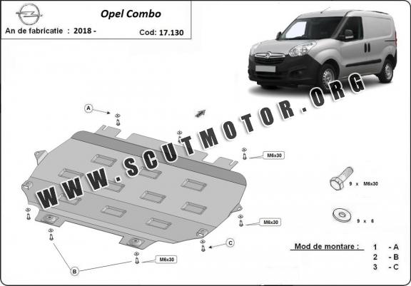 Scut motor metalic Opel Combo E