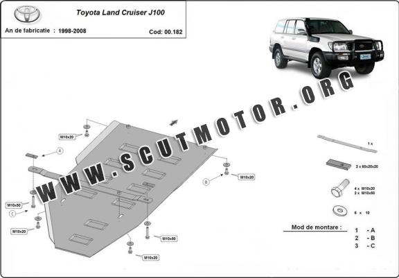 Scut cutie de viteză Toyota Land Cruiser J100