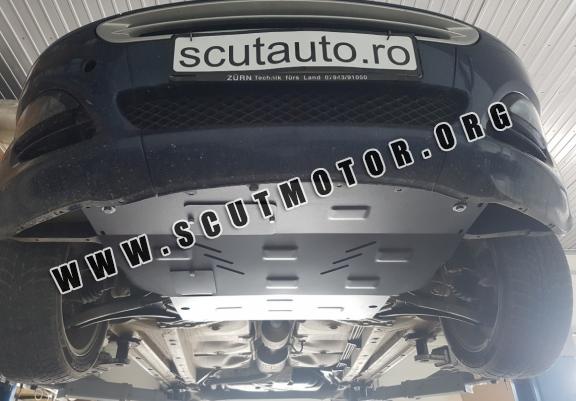 Scut motor metalic Smart FourFour, motorizare benzina