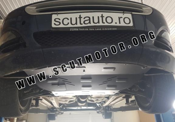 Scut motor metalic Smart FourFour, motorizare benzina