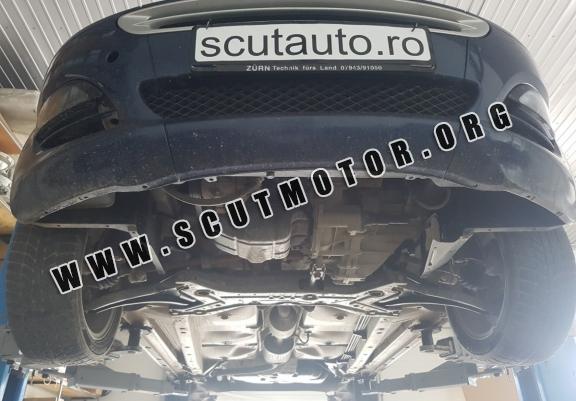 Scut motor metalic Smart FourFour, motorizare benzina