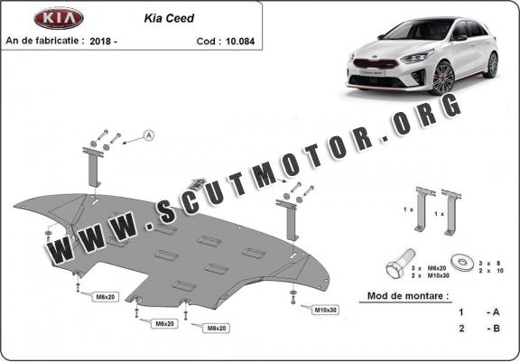 Scut motor metalic Kia Ceed 