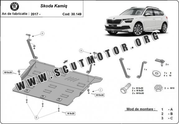 Scut motor metalic Skoda Kamiq