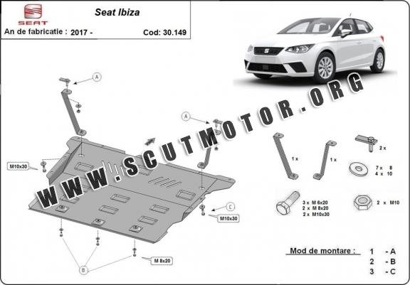 Scut motor metalic Seat Ibiza