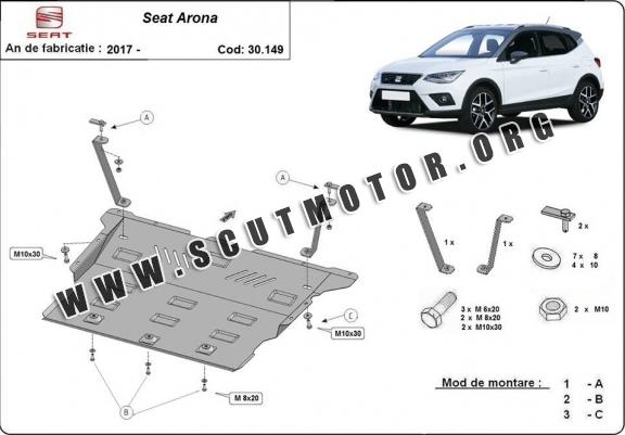 Scut motor metalic Seat Arona