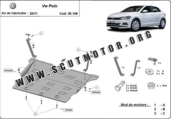 Scut motor metalic VW Polo