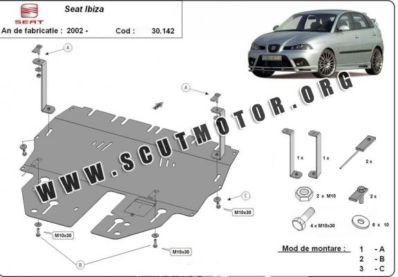 Scut motor metalic Seat Ibiza