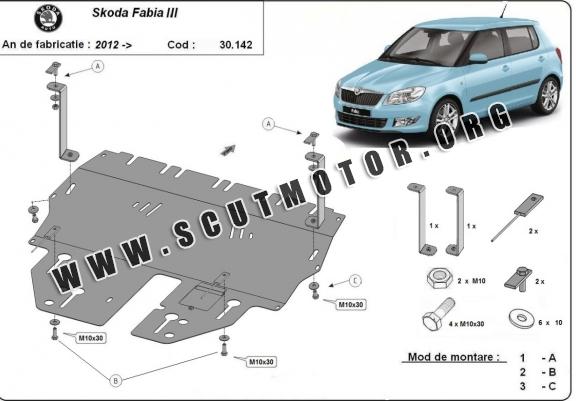 Scut motor Skoda Fabia 3 - Benzina