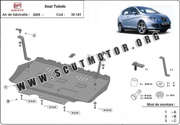 Scut motor metalic Seat Toledo