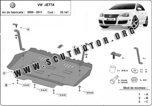 Scut motor metalic VW Jetta