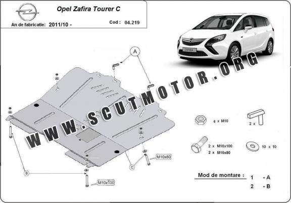 Scut motor metalic Opel Zafira C