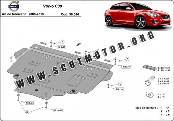 Scut motor metalic Volvo C30