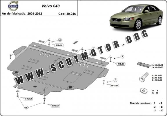 Scut motor metalic Volvo S40