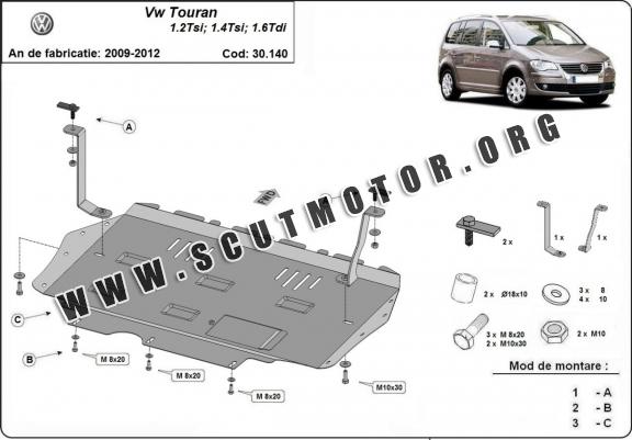 Scut motor metalic Volkswagen Touran