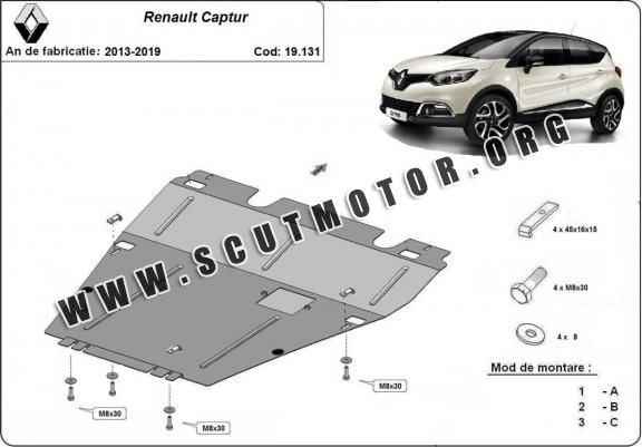 Scut motor metalic Renault Captur