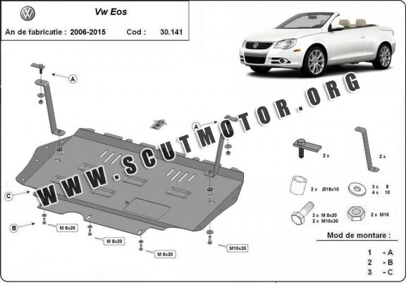 Scut motor metalic VW Eos