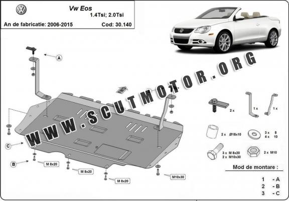 Scut motor metalic Volkswagen Eos