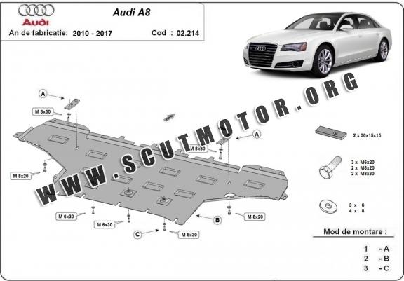 Scut motor metalic Audi A8