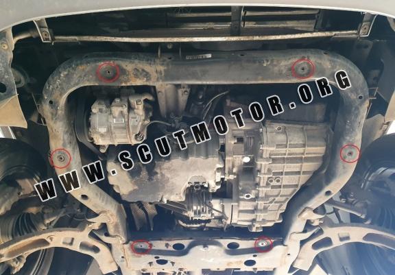 Scut motor metalic din aluminiu Volkswagen Transporter T6