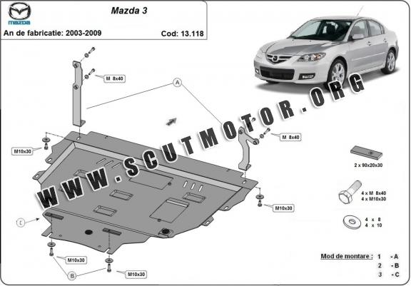 Scut motor metalic Mazda 3