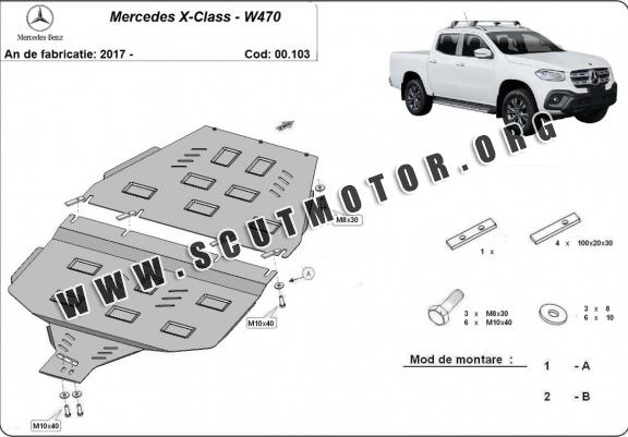 Scut cutie si reductor Mercedes X-Class