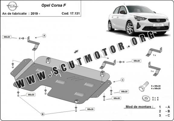 Scut motor Opel Corsa F