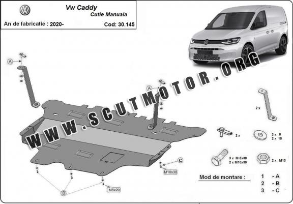 Scut motor metalic Volkswagen Caddy