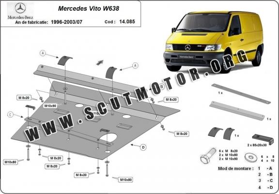 Scut motor metalic Mercedes Vito